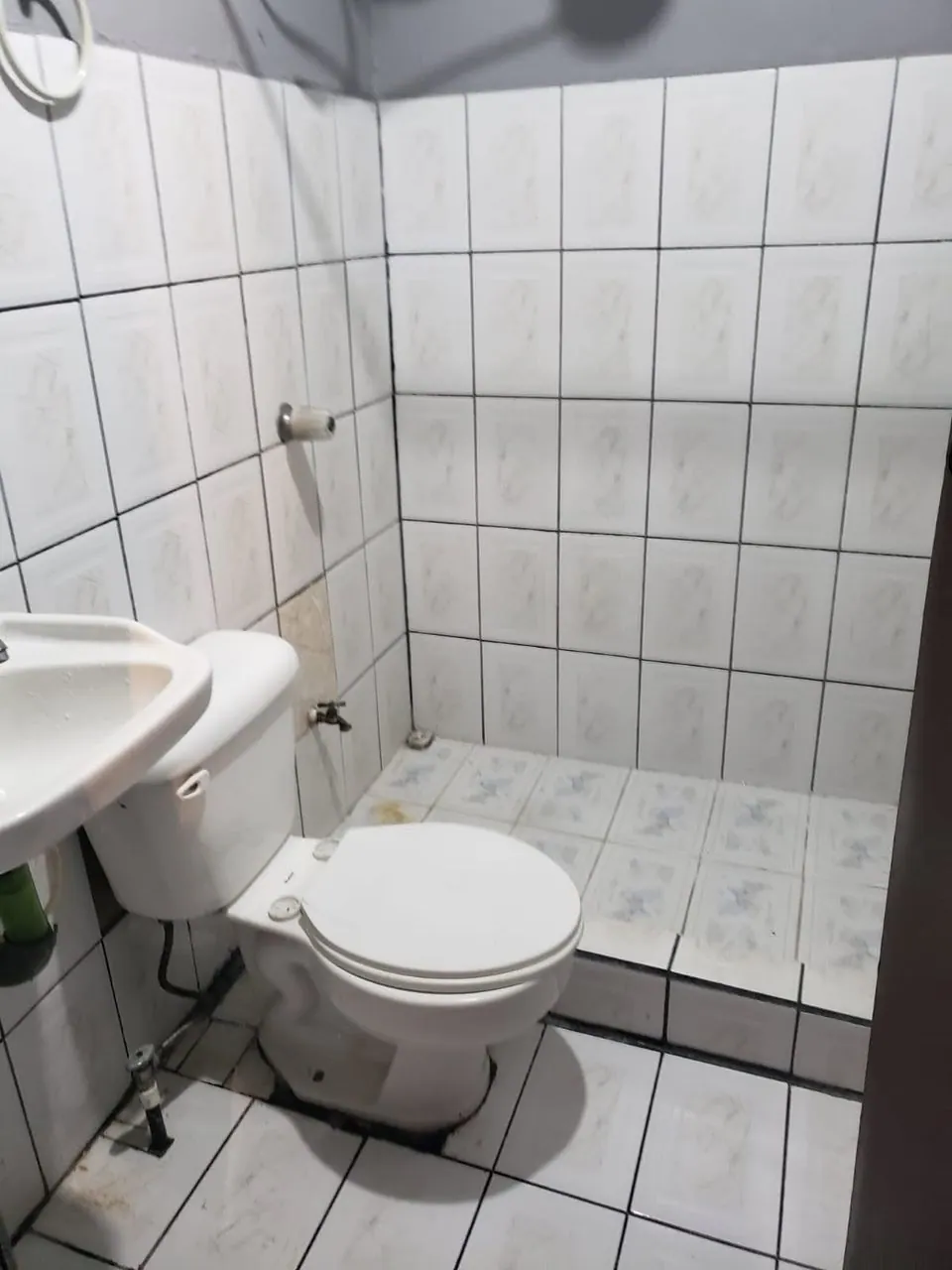 Baño con enchape