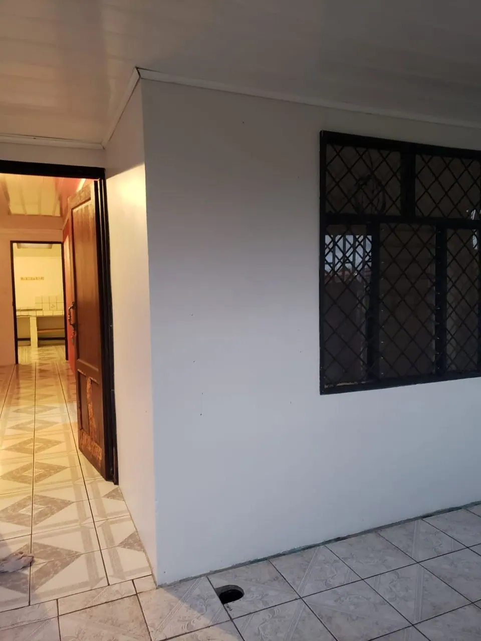 Pasillo hacia las habitaciones
