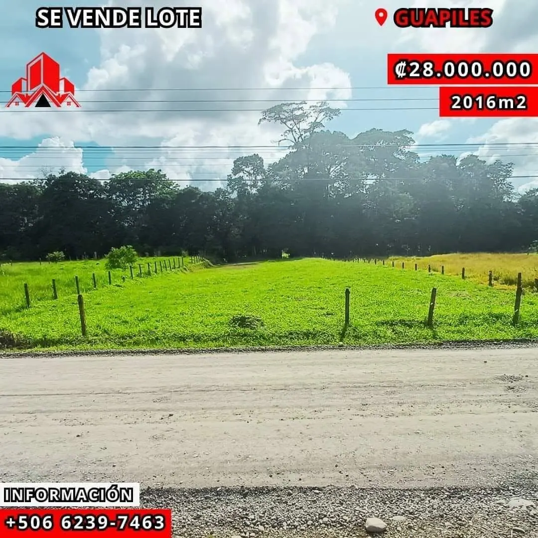 Arte de venta: lote de 2.016 m², ₡28.000.000